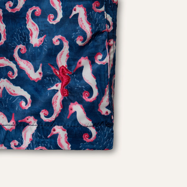 Swim Shorts Seahorse Navy (Kids) - Swimshorts_Kid - K A M P O S