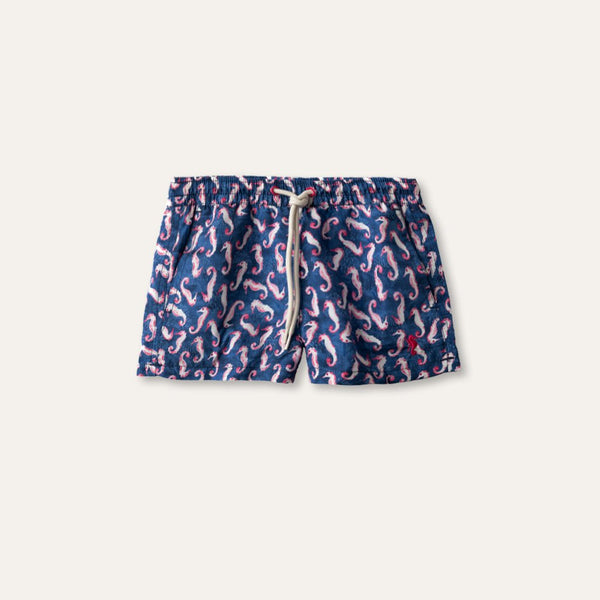 Swim Shorts Seahorse Navy (Kids) - Swimshorts_Kid - K A M P O S