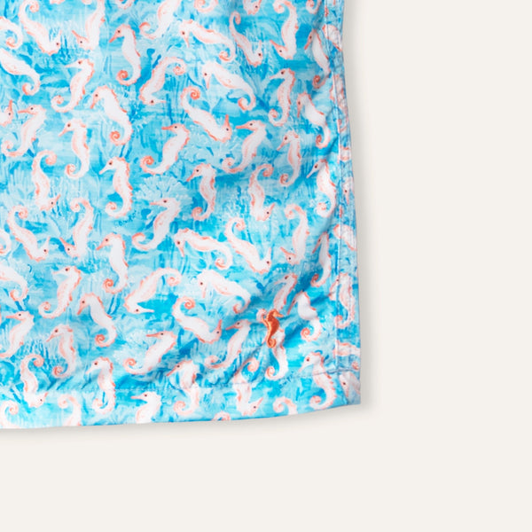 Swim Shorts Seahorse Turquoise - Swimshorts_Man - K A M P O S