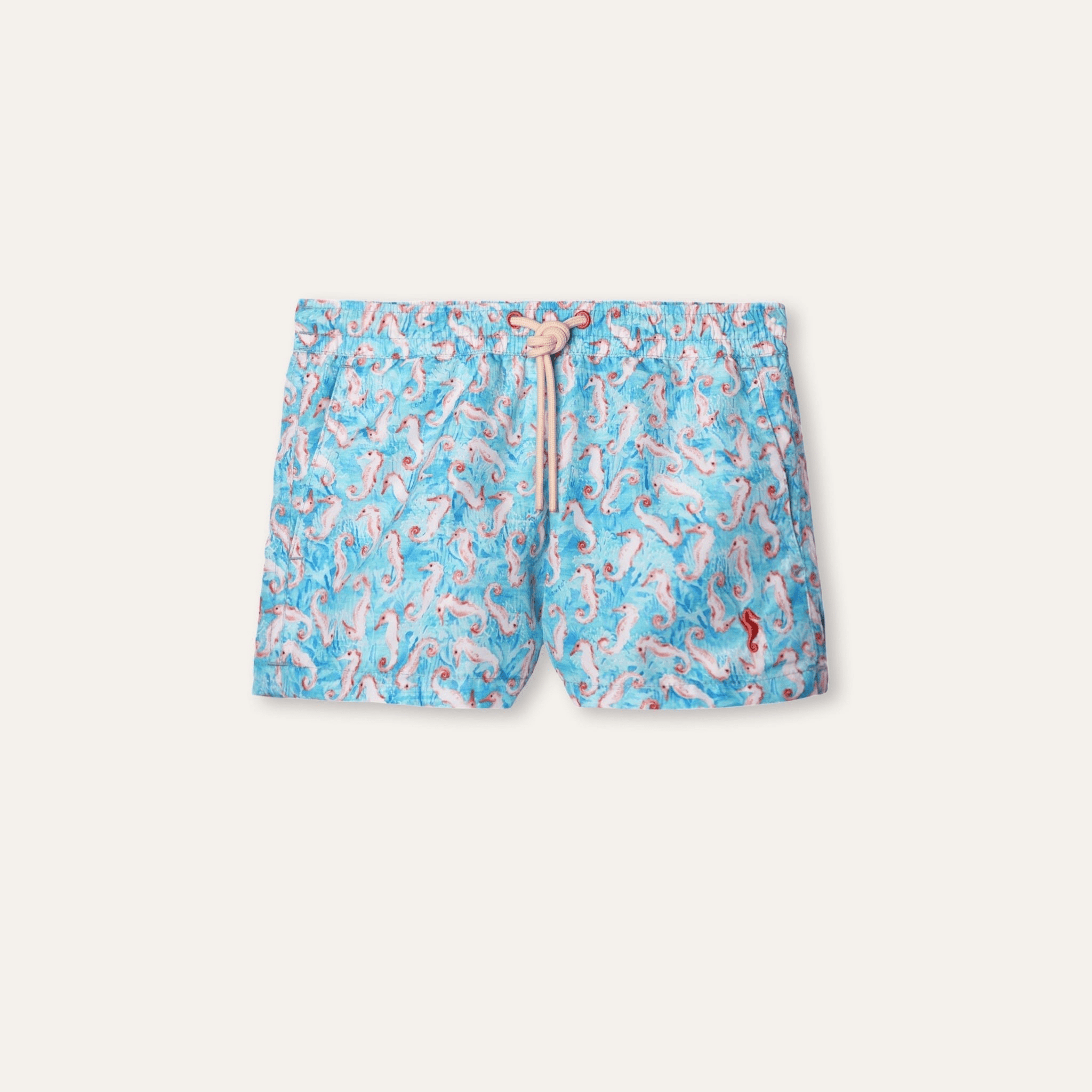 Swim Shorts Seahorse Turquoise (Kids)
