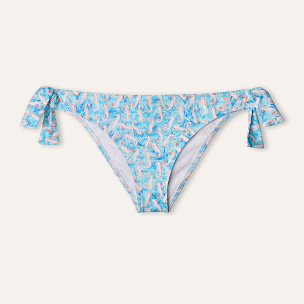 Thin Slip Seahorse Turquoise - Bikini_Bottom - K A M P O S