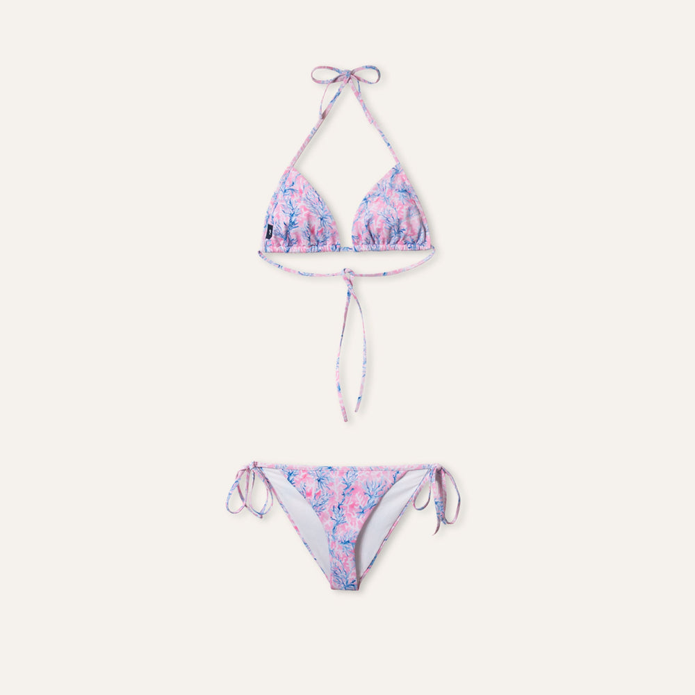 Tie - Side Bikini Coral Pink - Bikini_Woman - K A M P O S