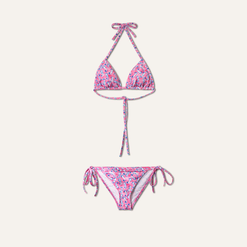 Tie - Side Bikini Seahorse Pink - Bikini_Woman - K A M P O S