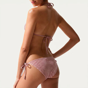 Tie - Side Bikini Sealights Burgundy - Bikini_Woman - K A M P O S