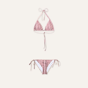 Tie - Side Bikini Sealights Burgundy - Bikini_Woman - K A M P O S