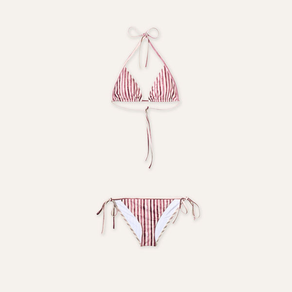 Tie - Side Bikini Sealights Burgundy - Bikini_Woman - K A M P O S