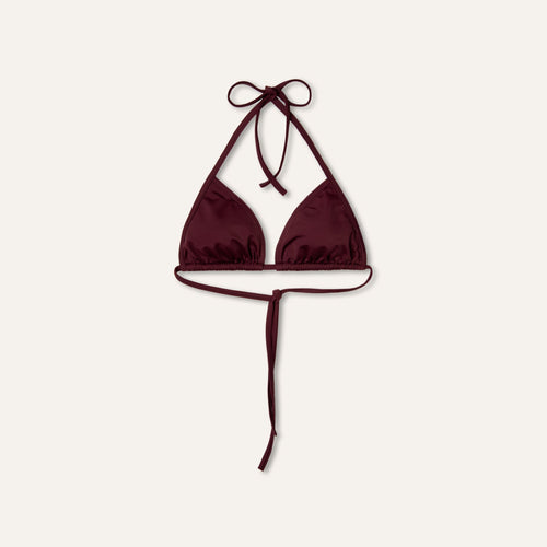 Tie - side Top Burgundy - Bikini_Top - K A M P O S