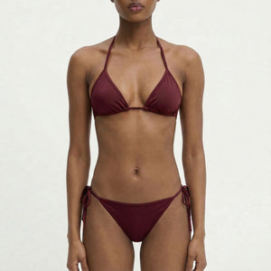 Tie - Side Top Burgundy - Bikini_Top - K A M P O S