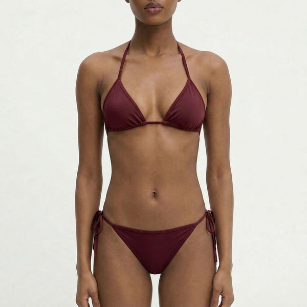 Tie - Side Top Burgundy - Bikini_Top - K A M P O S