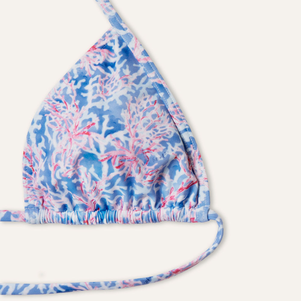 Tie - Side Top Coral Red - Bikini_Top - K A M P O S