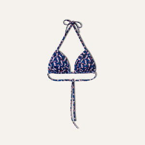 Tie - side Top Seahorse Navy - Bikini_Top - K A M P O S