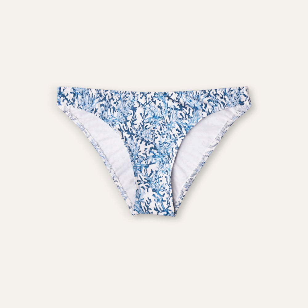 Traditional Slip Coral Blue - Bikini_Bottom - K A M P O S