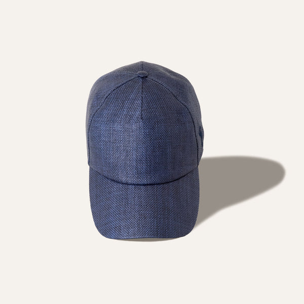 Baseball Hat Rafia Navy - Baseball - KAMPOS