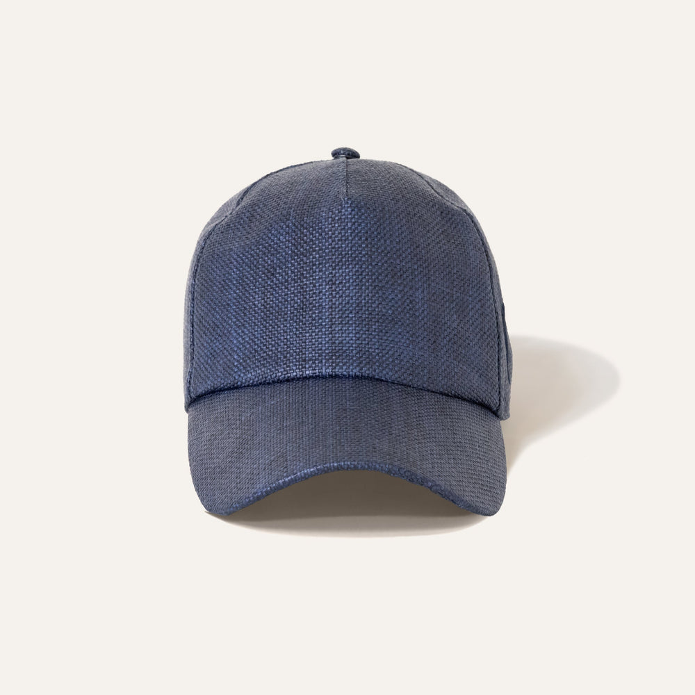 Baseball Hat Rafia Navy - Baseball - KAMPOS