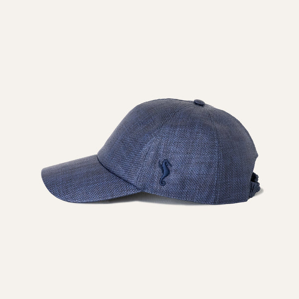 Baseball Hat Rafia Navy - Baseball - KAMPOS