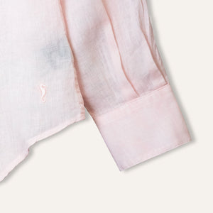 Casual Linen Shirt Pink - Shirt_Man - KAMPOS