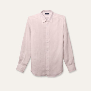 Classic Linen Shirt Pink - Shirt_Man - KAMPOS