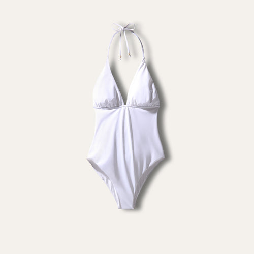 Classic One Piece White - Onepieceswimsuit_Woman - KAMPOS