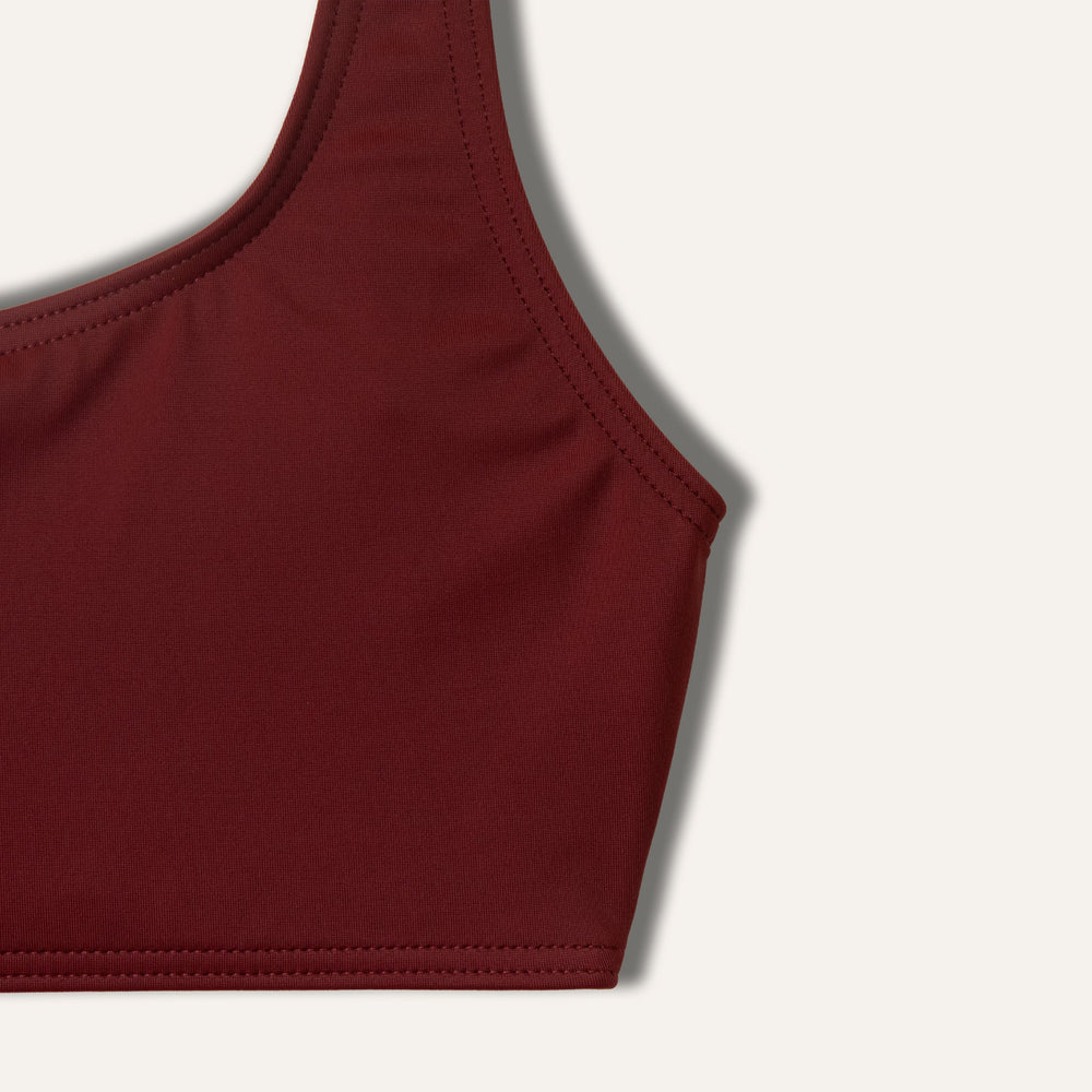 Crop Top Maroon