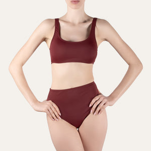 High Waist Slip Maroon - KAMPOS