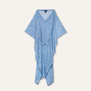 Kaftan Coral Blue Long - Kaftan_Women - KAMPOS