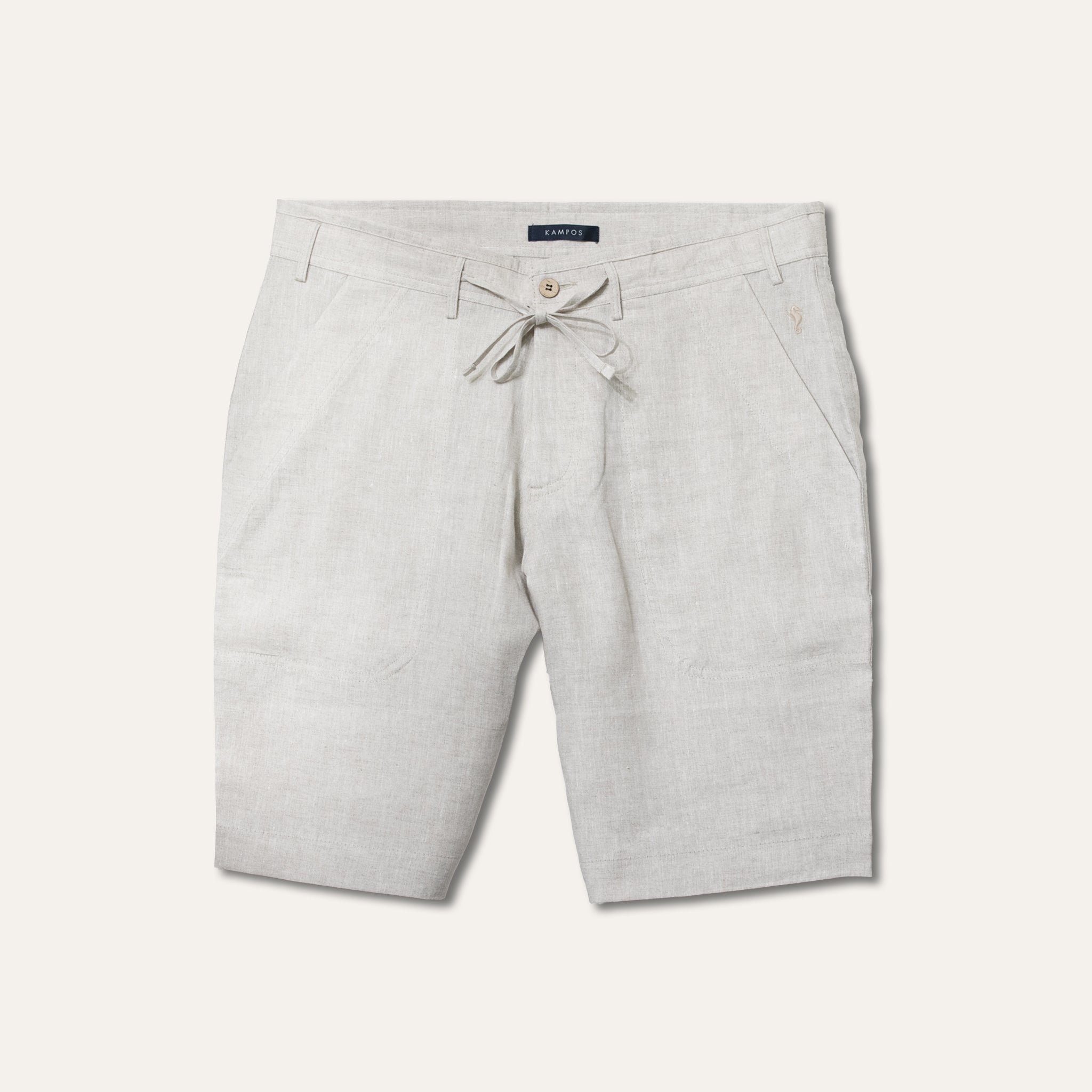 Linen Bermuda Shorts Sand