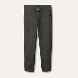 Linen Pants Olive - Pants_Man - KAMPOS