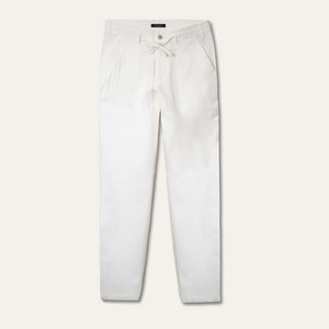 Linen Pants White - Pants_Man - KAMPOS