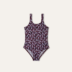 Olympic Seahorse Burgundy (Kids) - Onepiece_Kids - KAMPOS