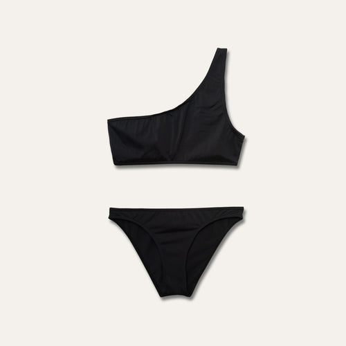 One-Shoulder Bikini Black - Bikini_Woman - KAMPOS