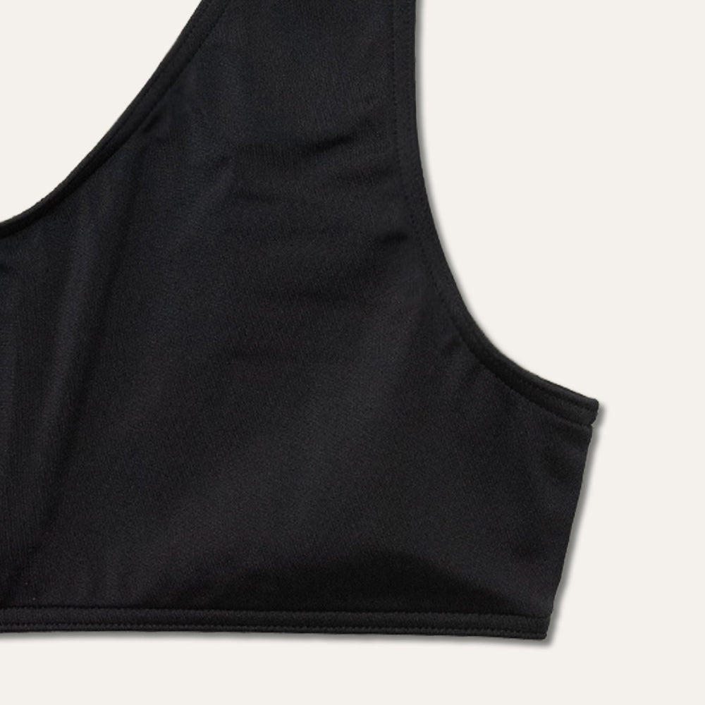 One-Shoulder Top Black