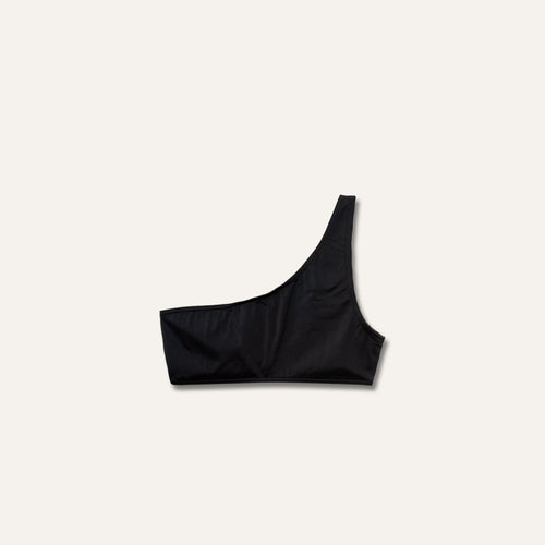 One - Shoulder Top Black - KAMPOS