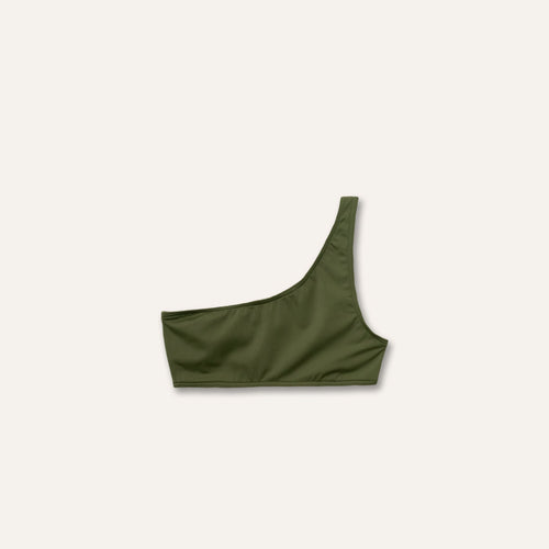 One - Shoulder Top Olive - KAMPOS