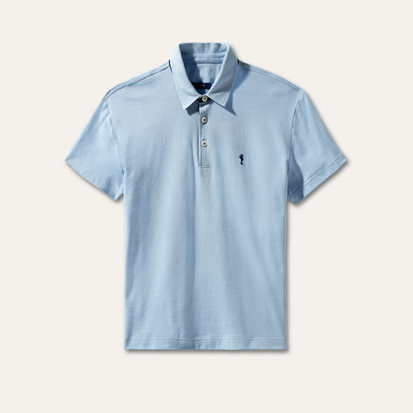 Polo Shirt Light Blue - Polo_Man - KAMPOS