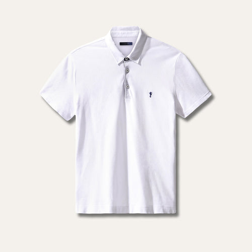 Polo Shirt White - Polo_Man - KAMPOS