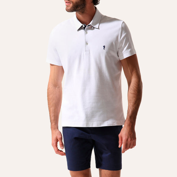 Polo Shirt White - Polo_Man - KAMPOS