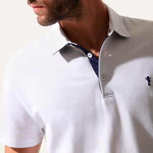 Polo Shirt White - Polo_Man - KAMPOS