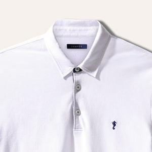 Polo Shirt White - Polo_Man - KAMPOS