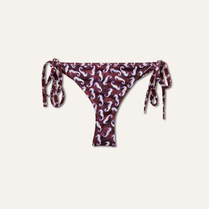 Slip Brazilian Seahorse Burgundy - KAMPOS