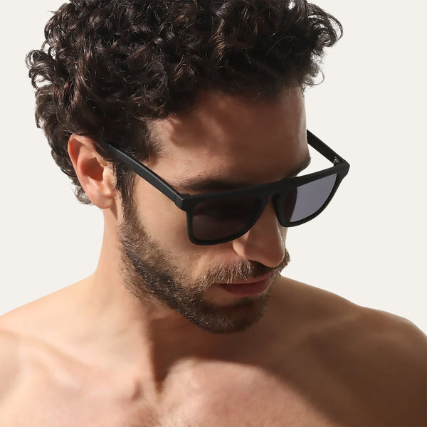 Sunglasses Square Black - Sunglasses_Unisex - KAMPOS