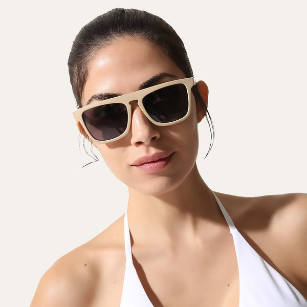 Sunglasses Square Sand - Sunglasses_Unisex - KAMPOS