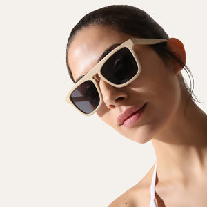 Sunglasses Square Sand - Sunglasses_Unisex - KAMPOS