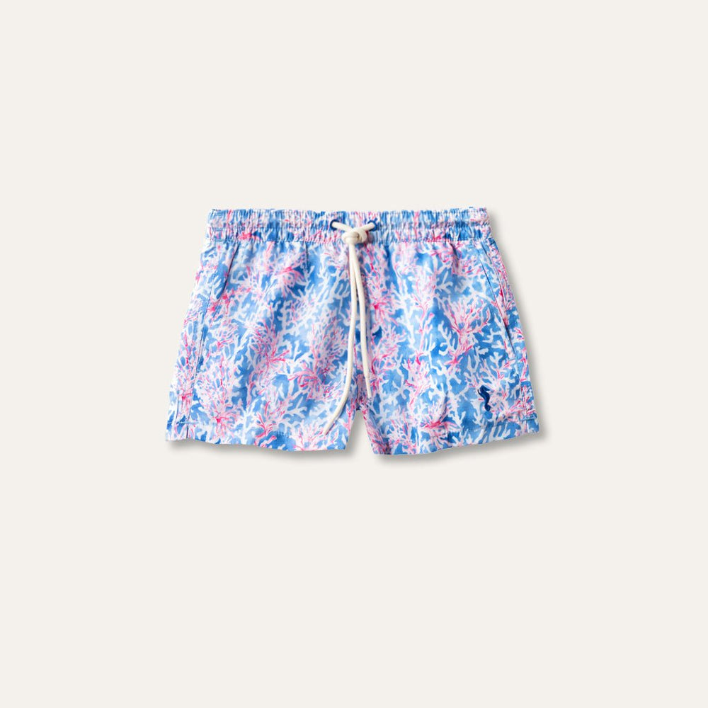 Swim Shorts Coral Red (Kids) - Swimshorts_Kid - KAMPOS