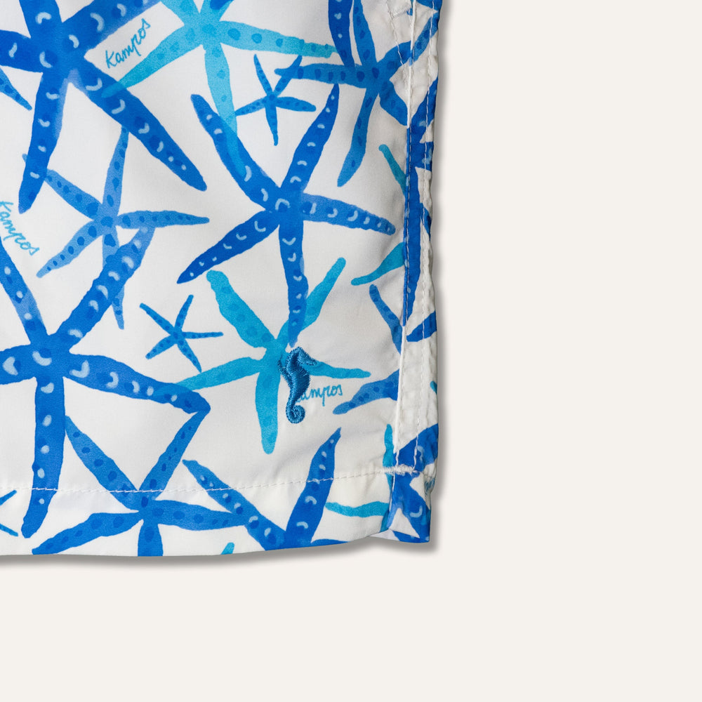 Swim Shorts Long Starfish White -