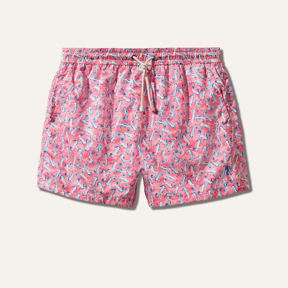 Swim Shorts Seahorse Pink - Swimshorts_Man - KAMPOS