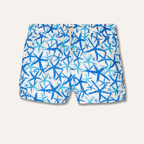 Swim Shorts Starfish White - Swimshorts_Man - KAMPOS