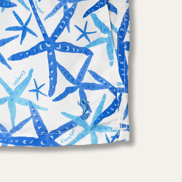 Swim Shorts Starfish White (Kids) - Swimshorts_Kid - KAMPOS