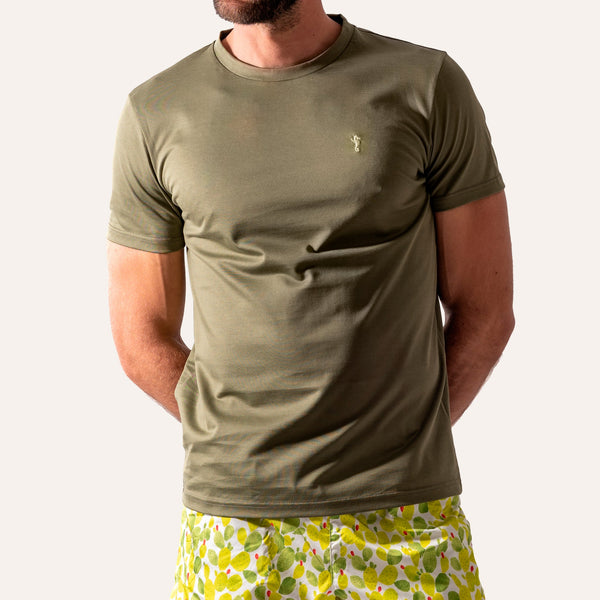 T-Shirt Olive - T-Shirt_Unisex - KAMPOS