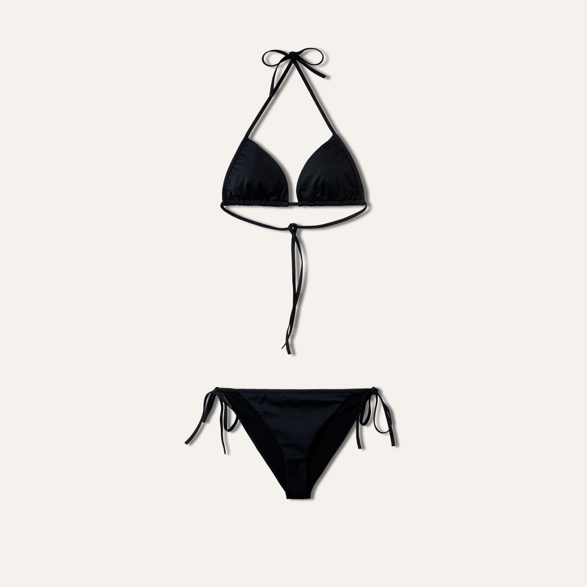 Tie-Side Bikini Black -
