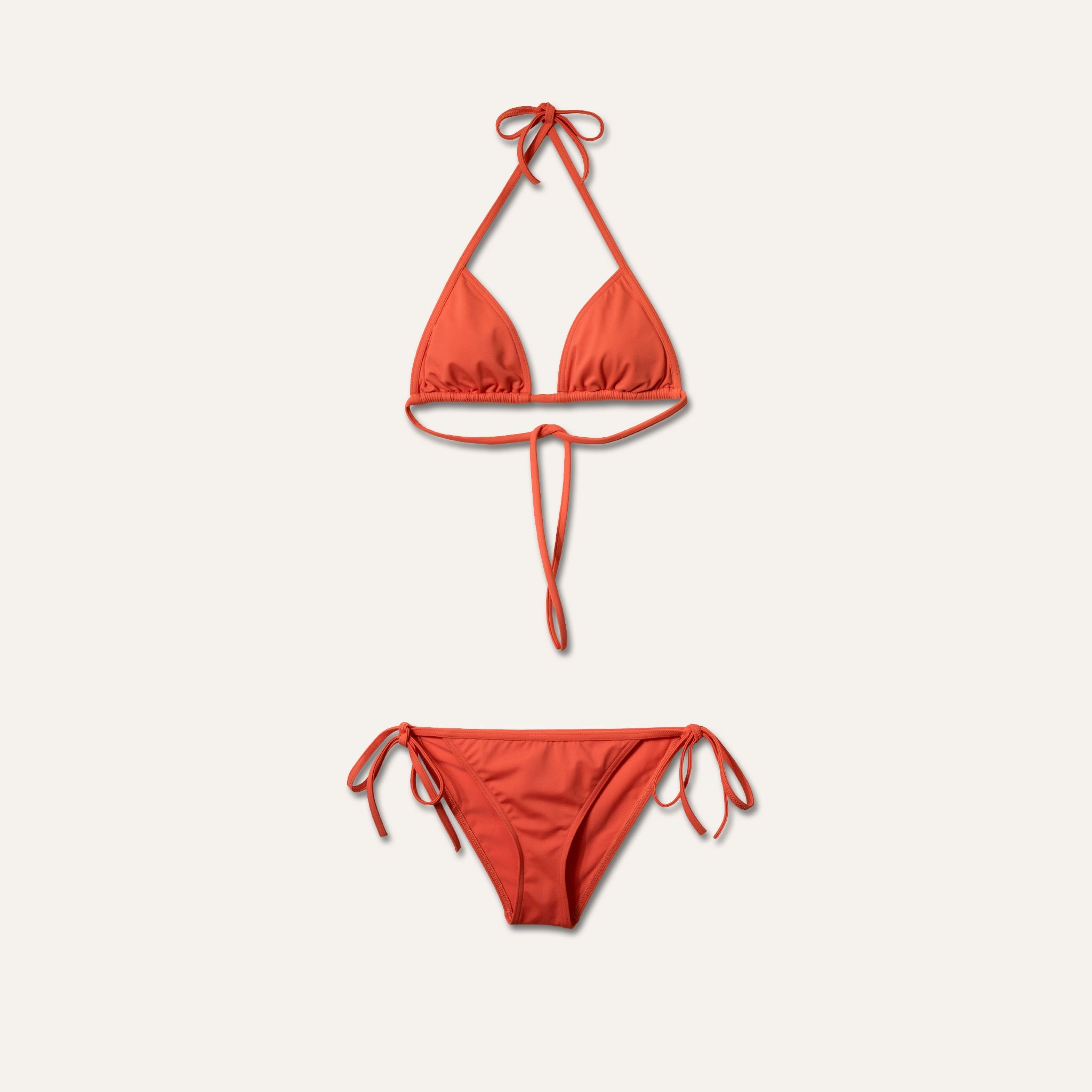 Tie-Side Bikini Coral -
